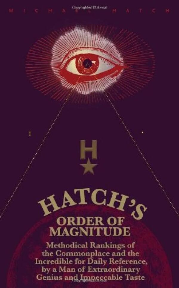 Hatch's Order of Magnitude: Methodical Rankings of the Commonplace and the Incredible for Daily Reference by a Man of Extraordinary Genius & Impeccable Taste - Softcover
Hatch, Michael