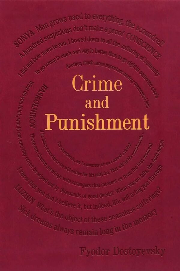 Crime and Punishment by Fyodor Dostoevsky (WordCloud Series)