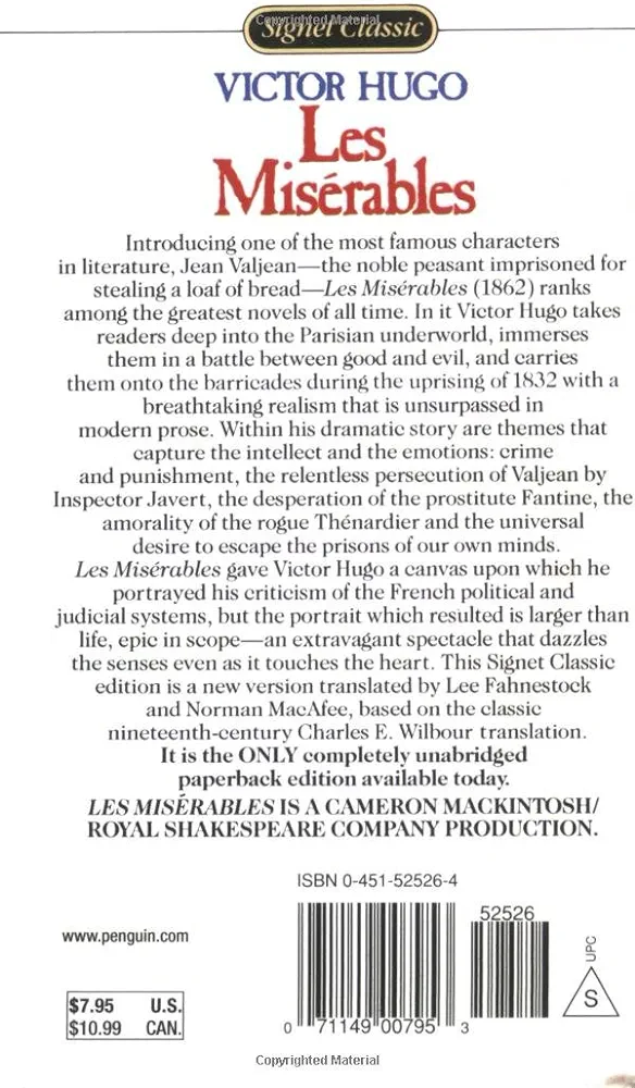 Les Misérables by Victor Hugo