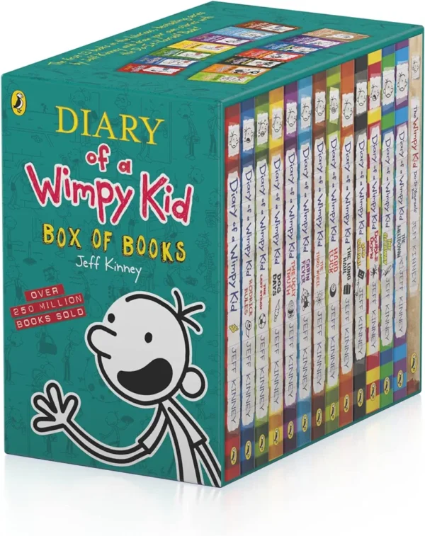 817dIguWe9L._AC_UF10001000_QL80_FMwebp_.webp Diary of A Wimpy Kid by Jeff Kinney Complete Set