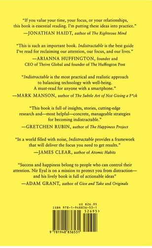 Indistractable by Nir Eyal