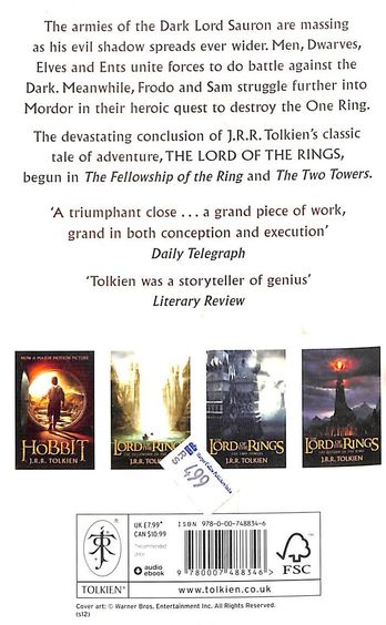 The Lord of The Rings: Return of The King (book 3) by J.R.R. Tolkien