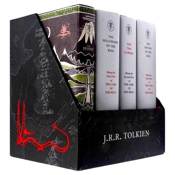 The Hobbit and LOTR hardcover set by J.R.R Tolkien